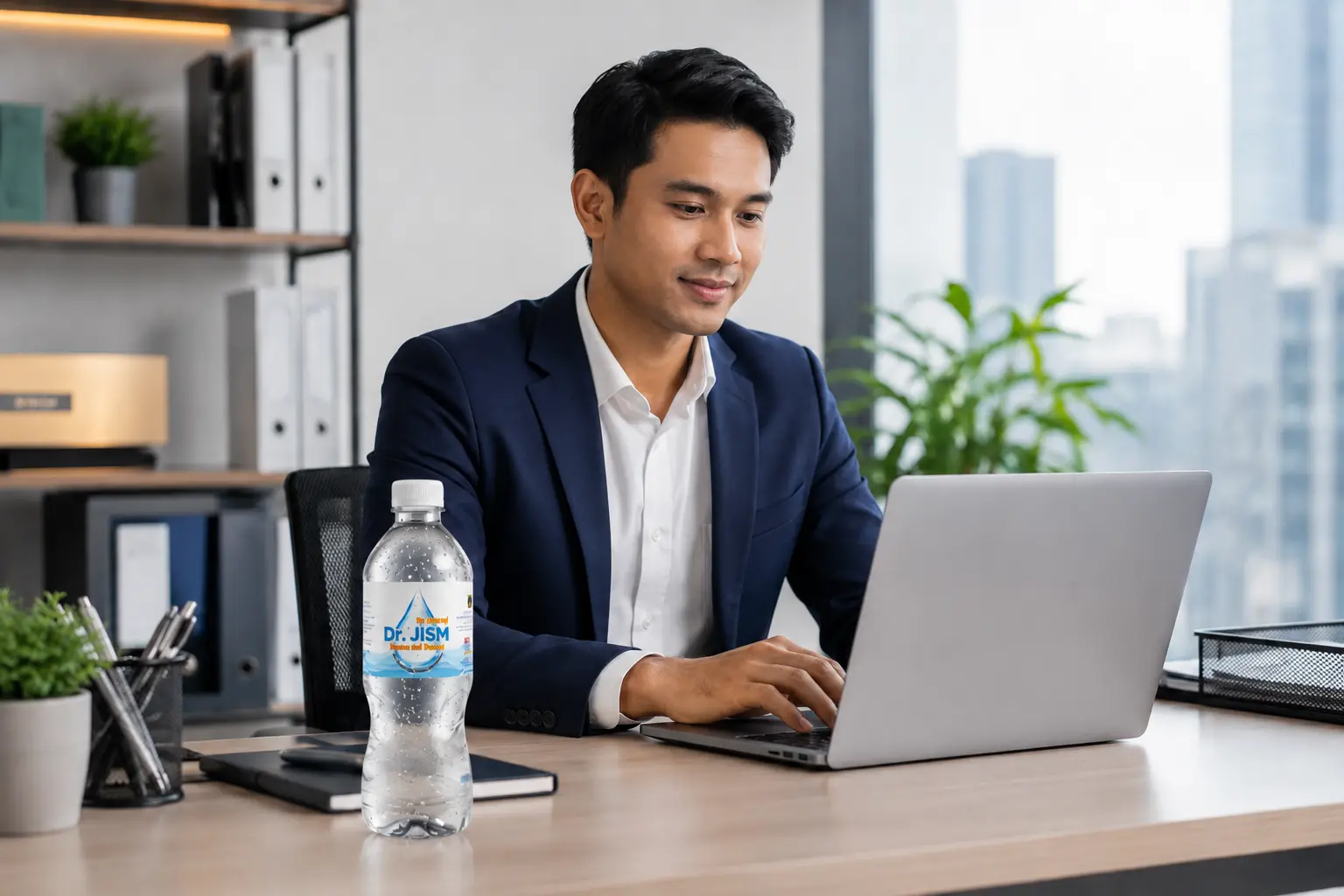 Profesional muda dengan Air Terapi Dr Jism